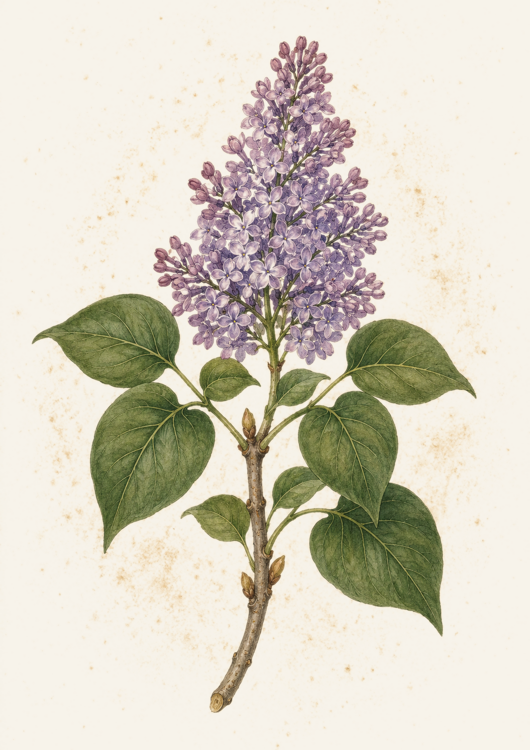 Lilac Sensation botanical illustration
